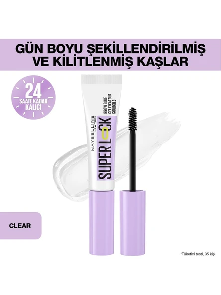 Maybellıne Super Lock Brow Şeffaf Gel Kaş Maskarası ürün görseli 1