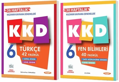Kurmay 2026 6. Sınıf Türkçe Fen Bilimleri Kazanım Kavrama Deneme Kkd Seti Güncel Müfredat ürün görseli