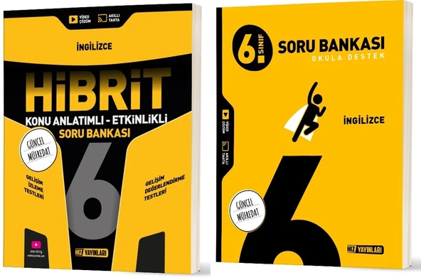 Hız 2026 6. Sınıf İngilizce Soru + Hibrit - Konu Seti 2 Kitap ürün görseli