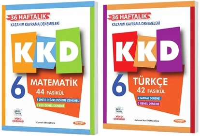 Kurmay 2026 6. Sınıf Matematik Türkçe Kazanım Kavrama Deneme Kkd Seti Güncel Müfredat ürün görseli