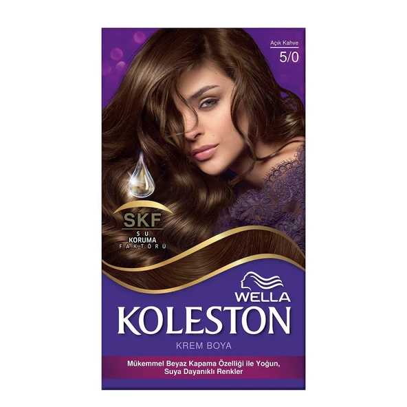 Koleston Kit Saç Boyası 5/0 Açık Kahve ürün görseli 1