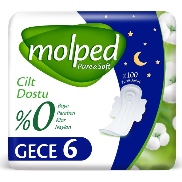 Molped Pure Soft Tekli Gece 6 Lı ürün görseli