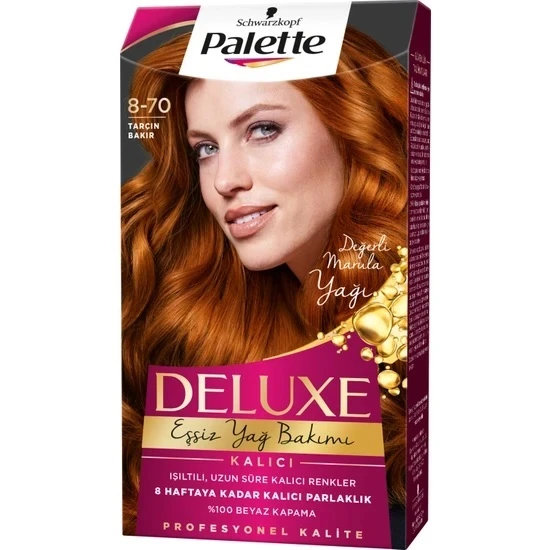 Palette Deluxe Saç Boyası 8-70 Tarçın Bakır ürün görseli