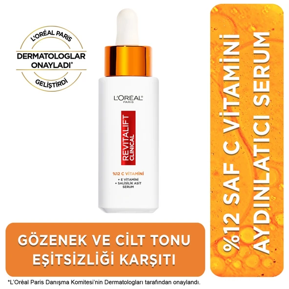 Loreal Revıtalıft Clınıcal Saf C Vitamini Aydınlatıcı Serum 30 Ml