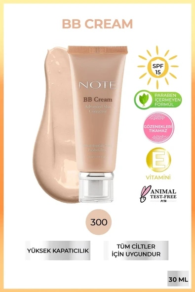 Note Bb Cream Advanced Skin Corrector No 300 ürün görseli