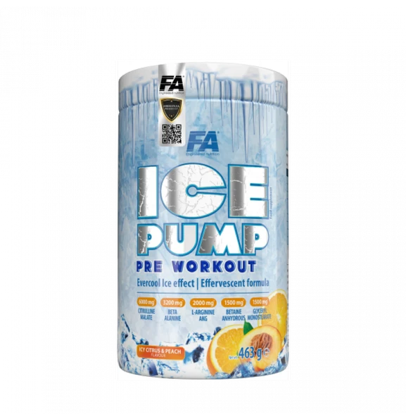 Ice Pump Pre Workout 463 gr Ice Citrus & Peach - 1