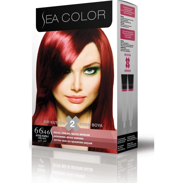 Sea Color Saç Boyası 66/46 Ateş Kızılı ürün görseli