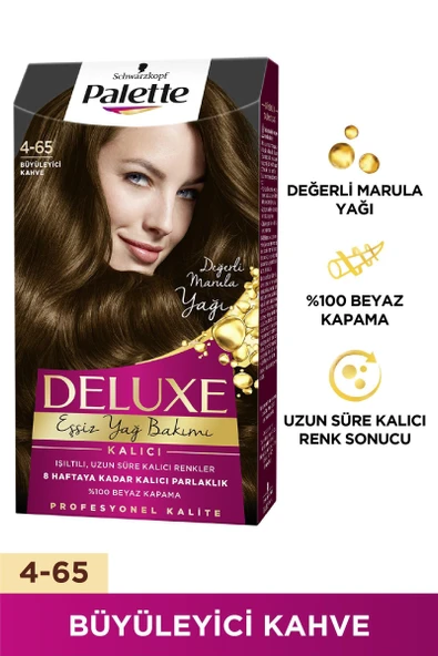 Palette Deluxe Saç Boyası 4-65 Büyüleyici Kahve ürün görseli 1