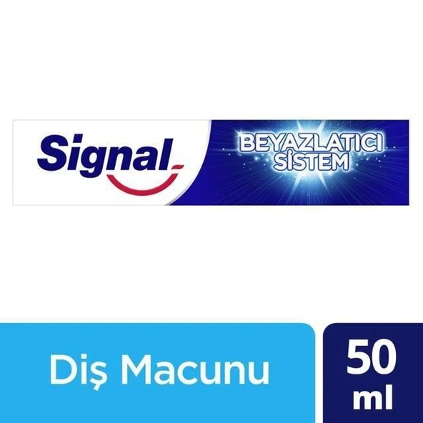 Signal Beyazlatıcı Sistem Macun 50 Ml