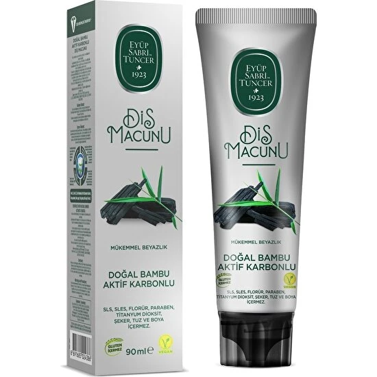 Eyüp Sabri Tuncer Doğal Bambu Karbonlu Diş Macunu 90 Ml ürün görseli