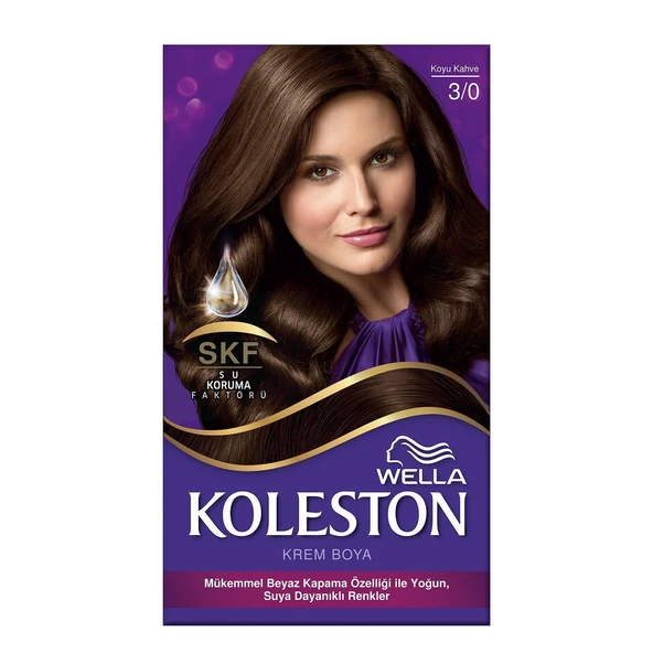 Koleston Kit Saç Boyası 3/0 Koyu Kahve ürün görseli 1