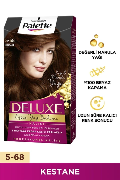 Palette Deluxe Saç Boyası 5-68 Kestane - 1