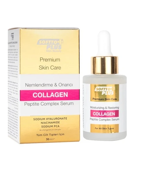 Softto Plus Premium Nemlendirici Serum Collagen 30 Ml