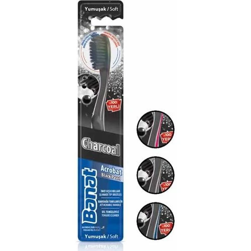 Banat Black Pearl Acrobat Diş Fırçası Yumuşak