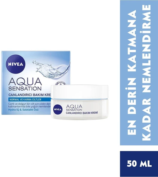 Nıvea Aqua Sensatıon Nemlenlendirici Normal Karma Cilt 50 Ml