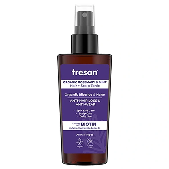 Tresan Tonik Dökülme Ve Yıpranma Karşıtı Biberiye Ve Naneli 125 Ml - 1