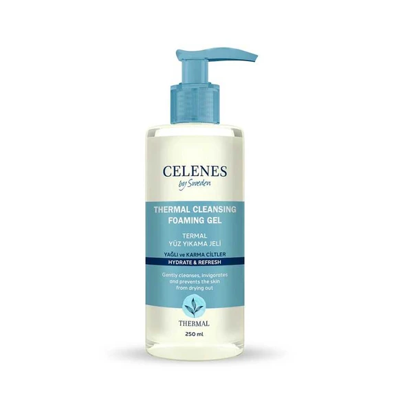 Celenes Thermal Yüz Temizleme Jeli Yağlı Karma Cilt 250 Ml ürün görseli