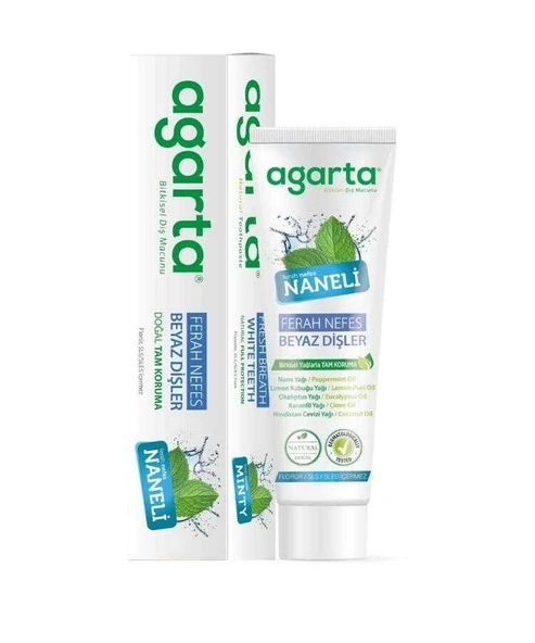 Agarta Diş Macunu Naneli 100 Ml ürün görseli