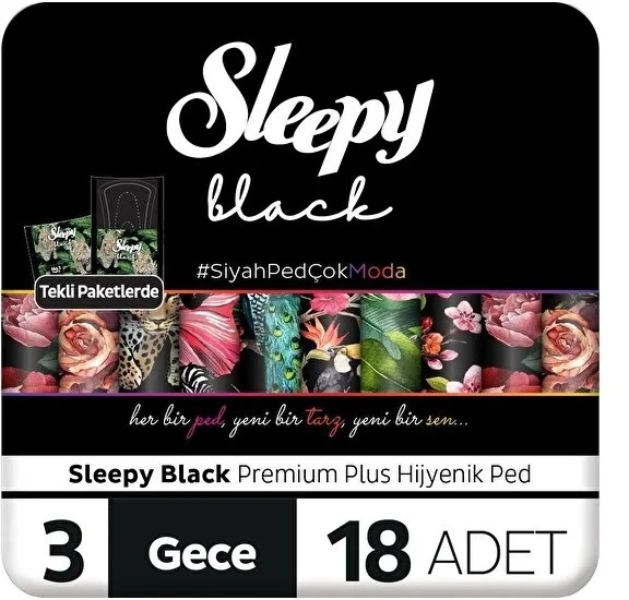 Sleepy Black Ped Gece 18 Li - 1