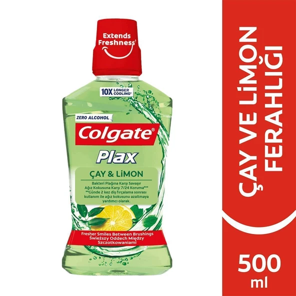Colgate Plax Çay Ve Limon Ferahlığı Ağız Bakım Suyu 500 Ml