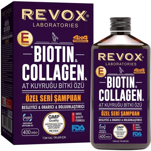 Revox Şampuan Bıotın Collagen At Kuyruğu Özlü 360 Ml ürün görseli