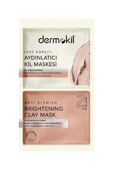 Dermokil Maske Leke Karşıtı Aydınlatıcı Maske 2x7.5 Ml