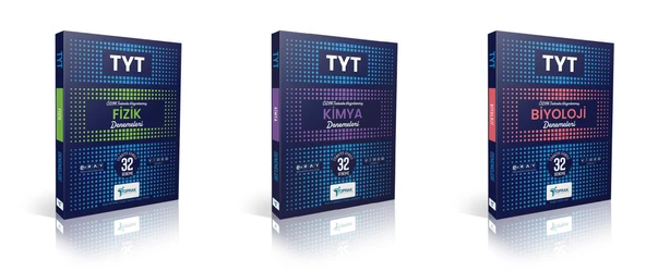 Toprak 2025 Tyt Fizik + Kimya + Biyoloji Deneme Seti 3 Kitap ürün görseli
