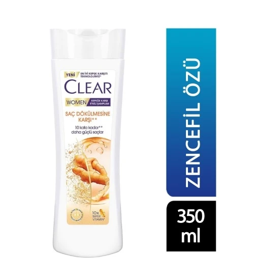 Clear Şampuan Saç Dökülmesine Karşı 350 Ml Yeni Ambalaj - 1
