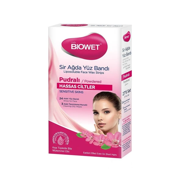 Bıowet Sir Ağda Yüz Bandı 27 Li Pudralı Hassas Ciltler ürün görseli