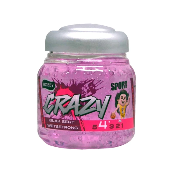 Hobby Saç Jölesi Crazy Islak Sert 150 Ml - 1