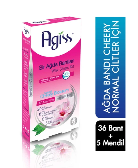 Agiss Sirli Vücut Ağda Bant 41 Li Normal Ciltler İçin ürün görseli 1