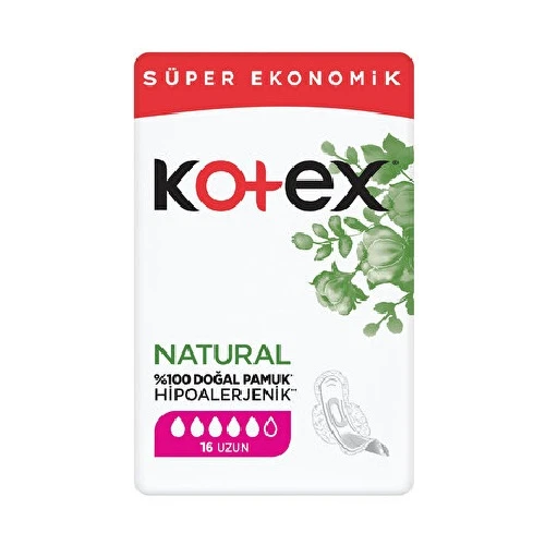 Kotex Natural Hijyenik Ped Uzun 16 Lı - 1