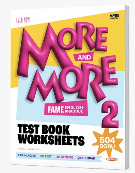More More 2025 2. Sınıf Test Book Worksheets ürün görseli