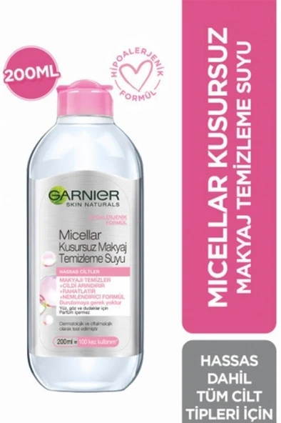 Garnıer Micellar Kusursuz Makyaj Temizleme Suyu 200 Ml DELİST ürün görseli