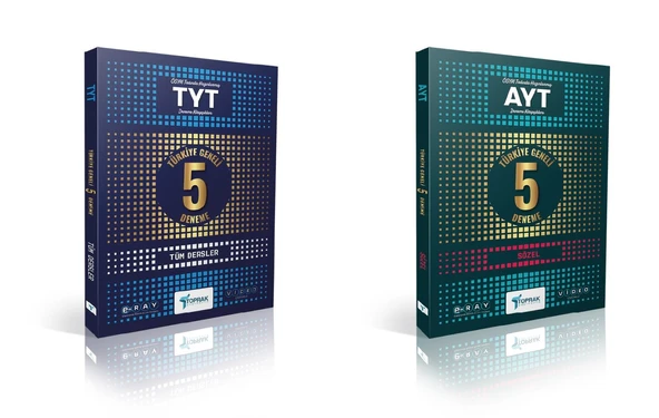 Toprak 2025 Tyt + Ayt Sözel 5 Genel Deneme Seti 2 Kitap ürün görseli
