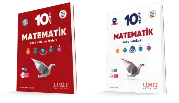 Limit 2025 10. Sınıf Matematik Kaf Konu + Soru Seti 2 Kitap Güncel Müfredat ürün görseli