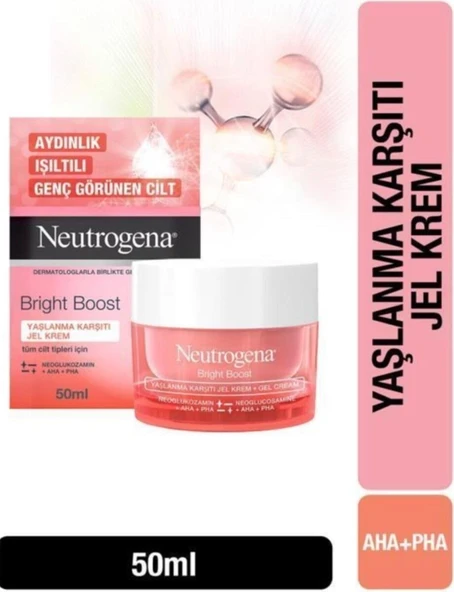 Neutrogena Bright Boost Yaşlanma Karşıtı Jel Krem 50 Ml