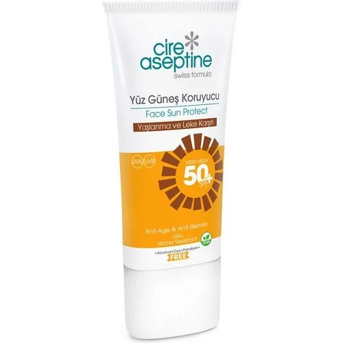 Cire Aseptine Yüz Güneş Koruyucu Krem Spf 50+ 50ml Karma Yaşlanma Ve Leke Karşıtı