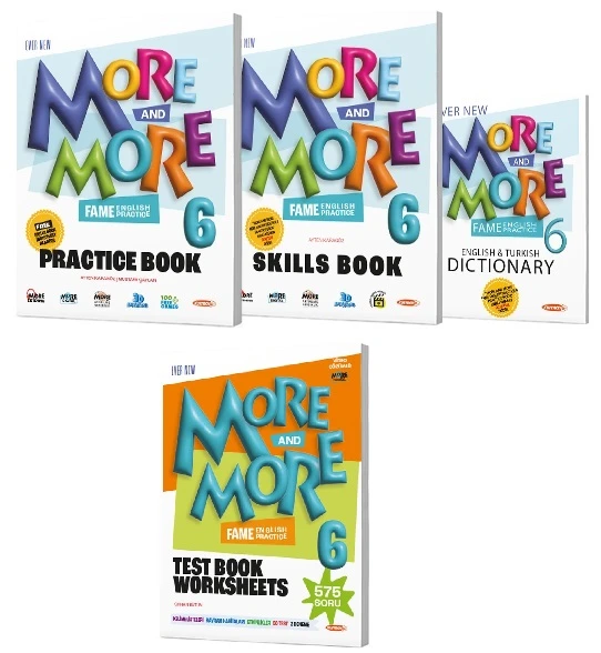 Kurmay Elt 2025 6. Sınıf More More Practice Book + Test Book ürün görseli