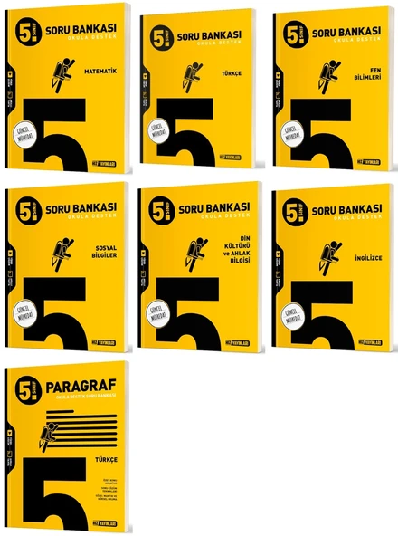 Hız 2025 5. Sınıf Tüm Dersler Soru Bankası Seti Tam Set 7 Kitap ürün görseli