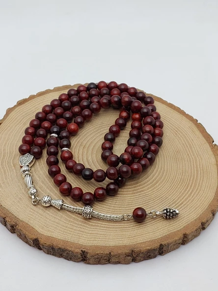 Kızıl Ud Ağacı 99luk Tesbih 8mm (56538) - Resim 2