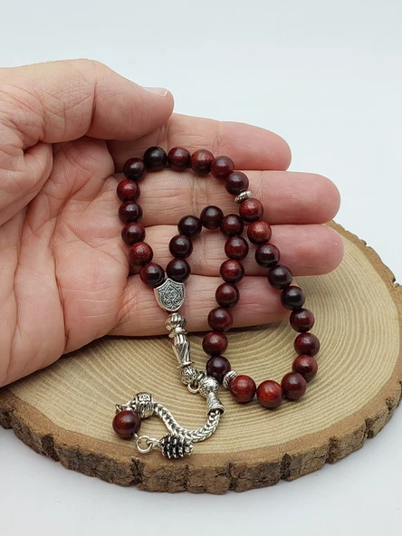 Kızıl Ud Ağacı 33lük Tesbih 8mm (56538) ürün görseli