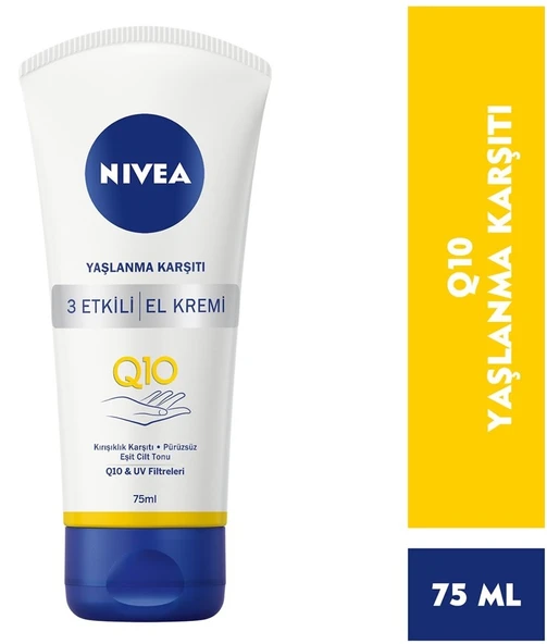 Nıvea El Kremi Q10 Yaşlanma Karşıtı 3 Etkili 75 Ml ürün görseli 1