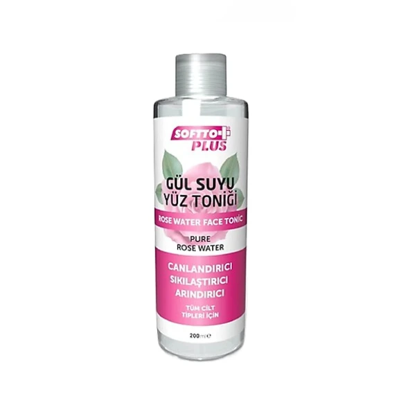 Softto Plus Gül Suyu Yüz Toniği 200 ml