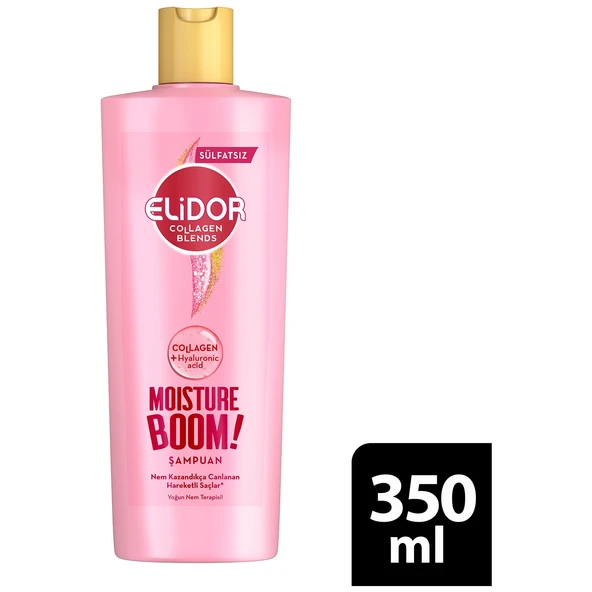 Elidor Collagen Blends Şampuan Moısture Boom Sülfatsız 350 Ml ürün görseli 1