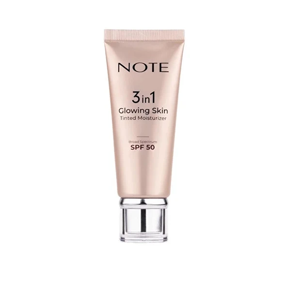 Note 3 İn 1 Glowing Skin Renkli 50 Spf+ Aydınlatıcı Krem No10 30ml