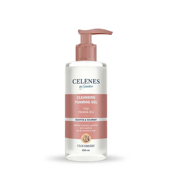 Celenes Cloudberry Yüz Yıkama Jeli  Kuru Hassas Cilt 250 Ml ürün görseli