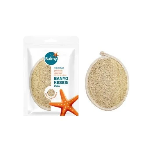 Balmy Naturel Yüz Ve Vücut Banyo Kesesi Oval