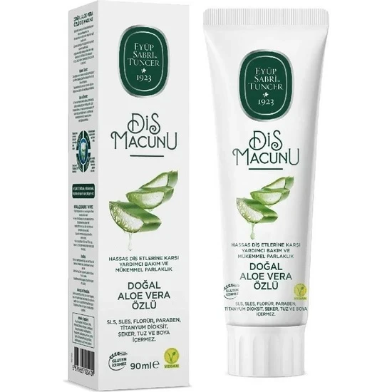 Eyüp Sabri Tuncer Doğal Aloe Vera Özlü Diş Macunu 75 Ml ürün görseli 1