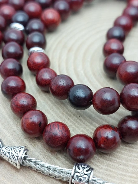 Kızıl Ud Ağacı 99luk Tesbih 8mm (56538) - Resim 3